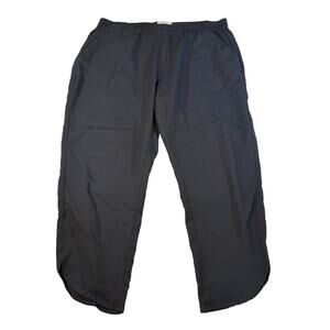 Marine Layer Alison black baggy ankle wide leg pants. Size L. boho, lightweight